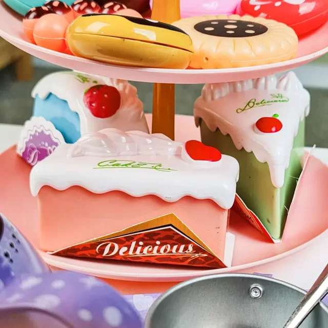 ست چایخوری فلزی کرومی