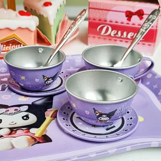 ست چایخوری فلزی کرومی