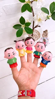عروسک انگشتی سیلیکونی خانواده