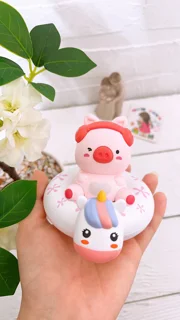 شناگر کوکی خوک قایق سوار
