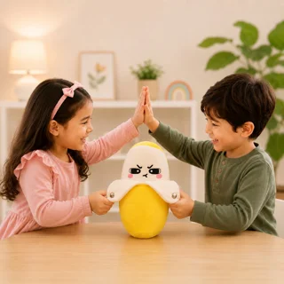 عروسک پیانویی موز